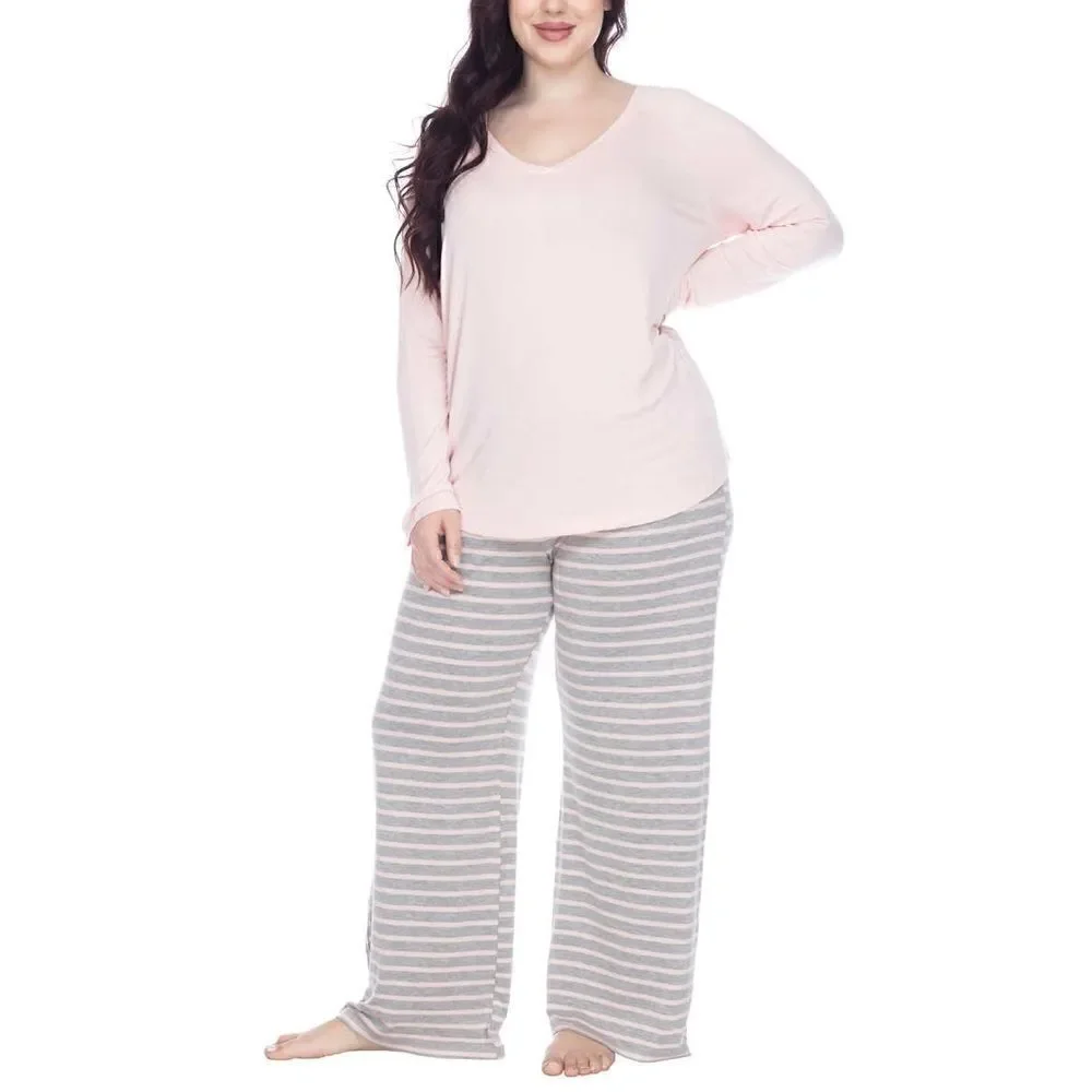 HONEYDEW Ladies Soft Stretch 3-piece Pajama Set